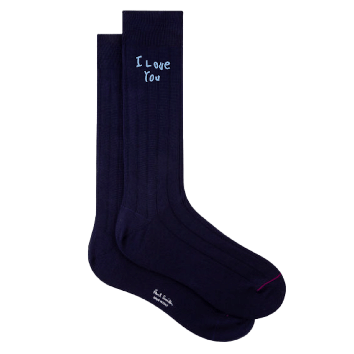 Men's Crew Socks With Custom Embroidered Handwriting Stitchmonograms