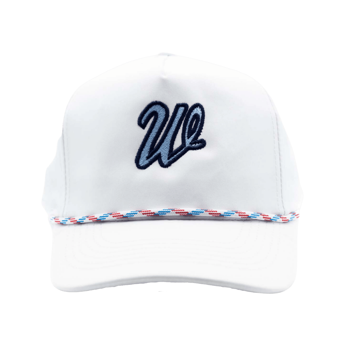 Custom Embroidered Rope Hat White Stitchmonograms