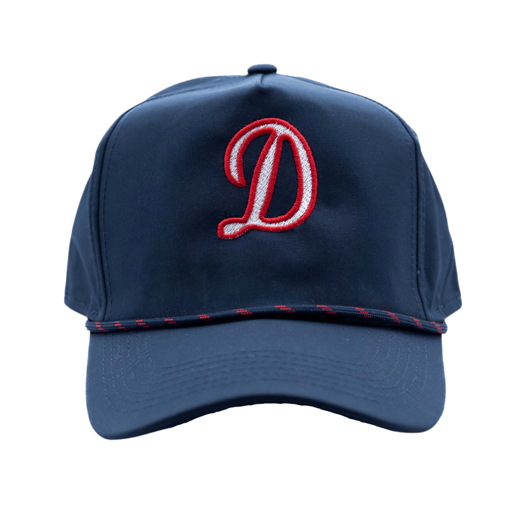 Custom Embroidered Rope Hat, Navy  Stitchmonograms   