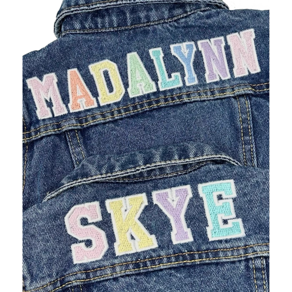 Custom Jean Jacket (Baby/Toddler)  Stitchmonograms   