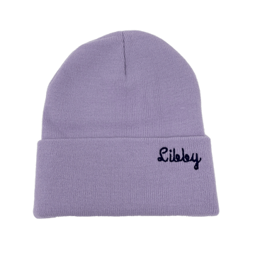 Custom Beanie, Lilac  Stitchmonograms   