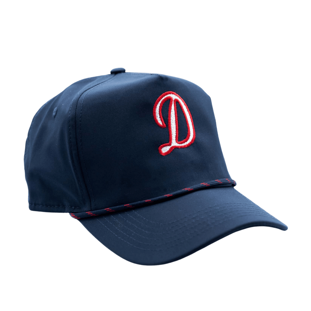 Custom Embroidered Rope Hat, Navy  Stitchmonograms   