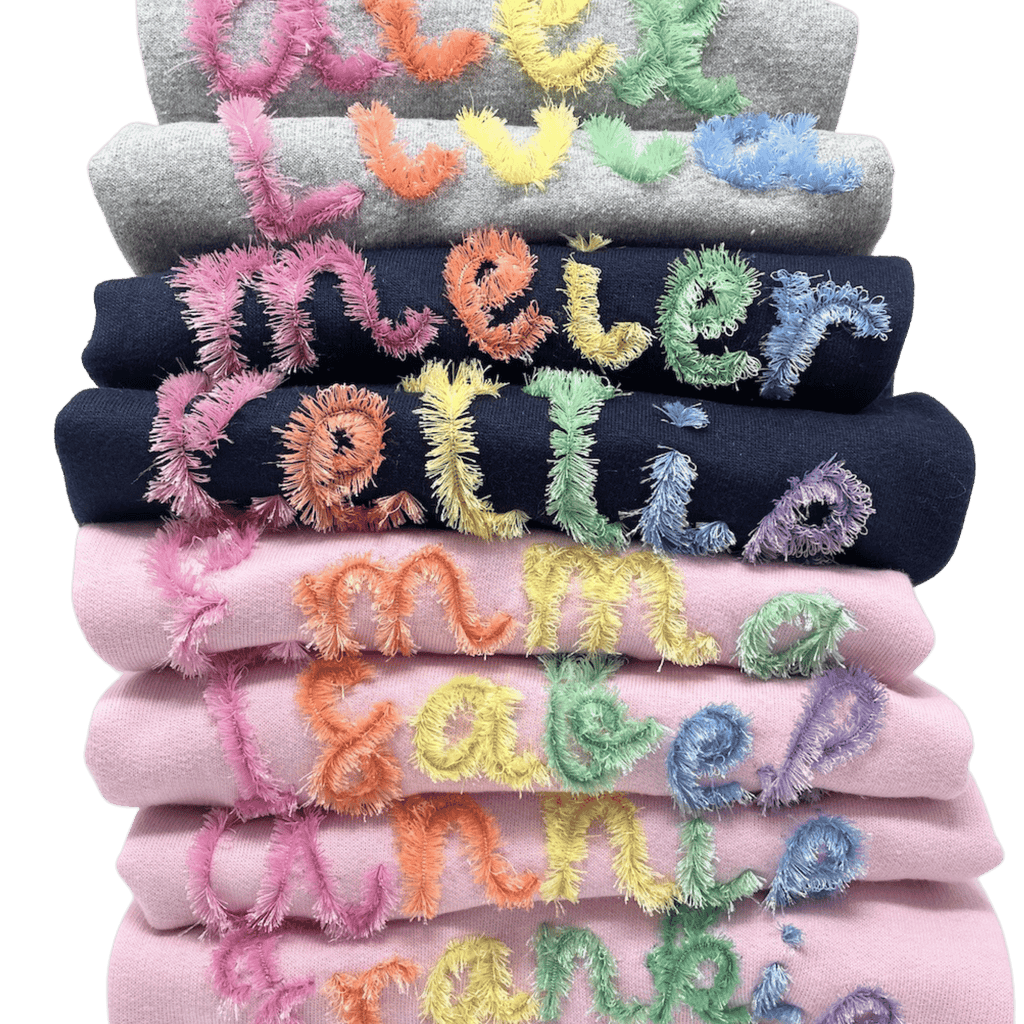 Custom Fringe Sweatshirt, Youth  Stitchmonograms   