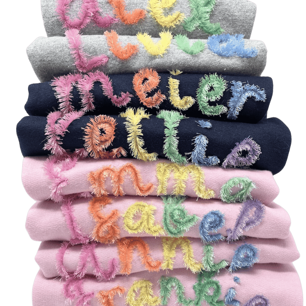 Custom Fringe Sweatshirt  Stitchmonograms   