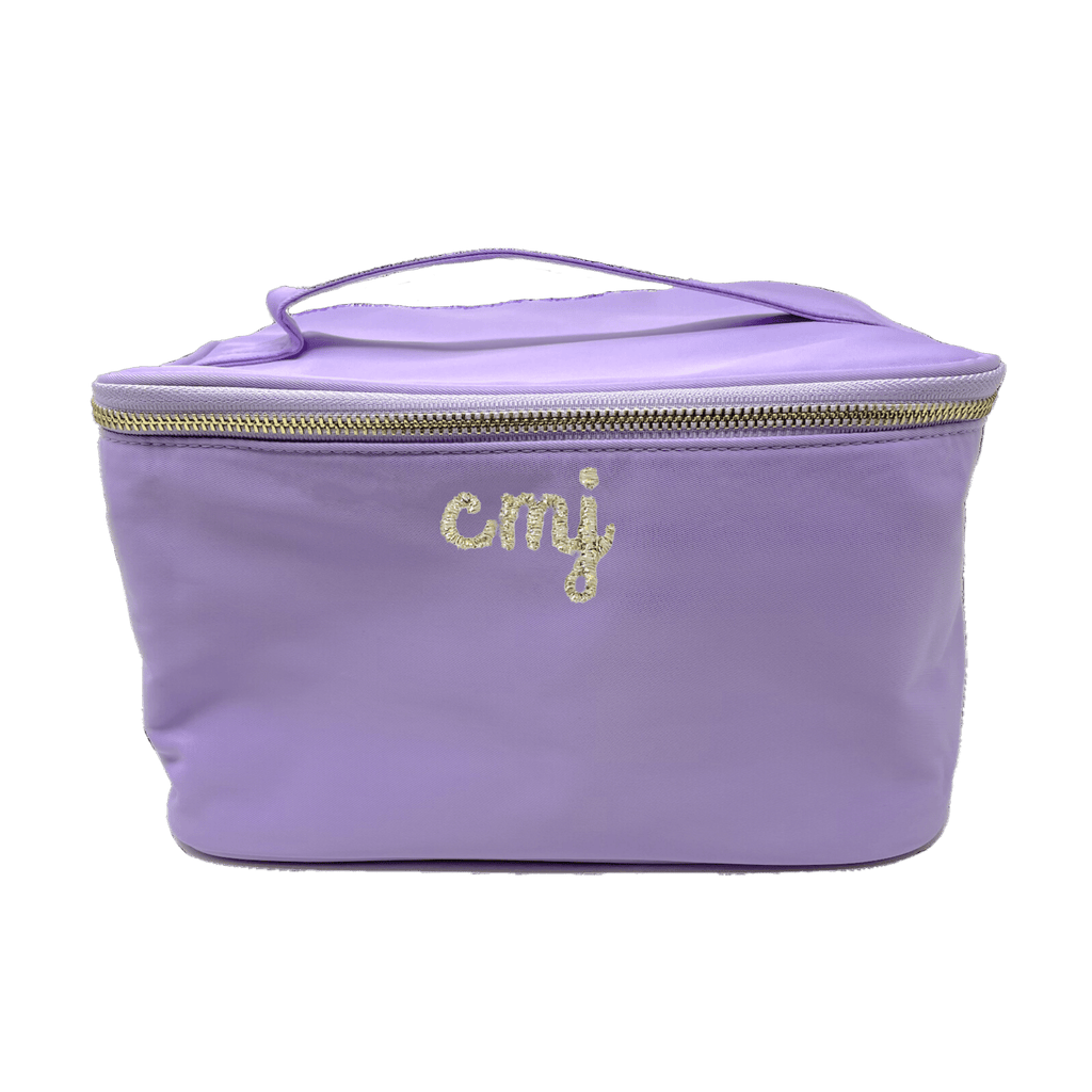 Nylon Traincase, Lilac  Stitchmonograms   