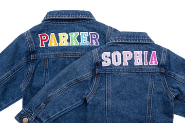 Custom Jean Jacket (Big Kids)  Stitchmonograms   