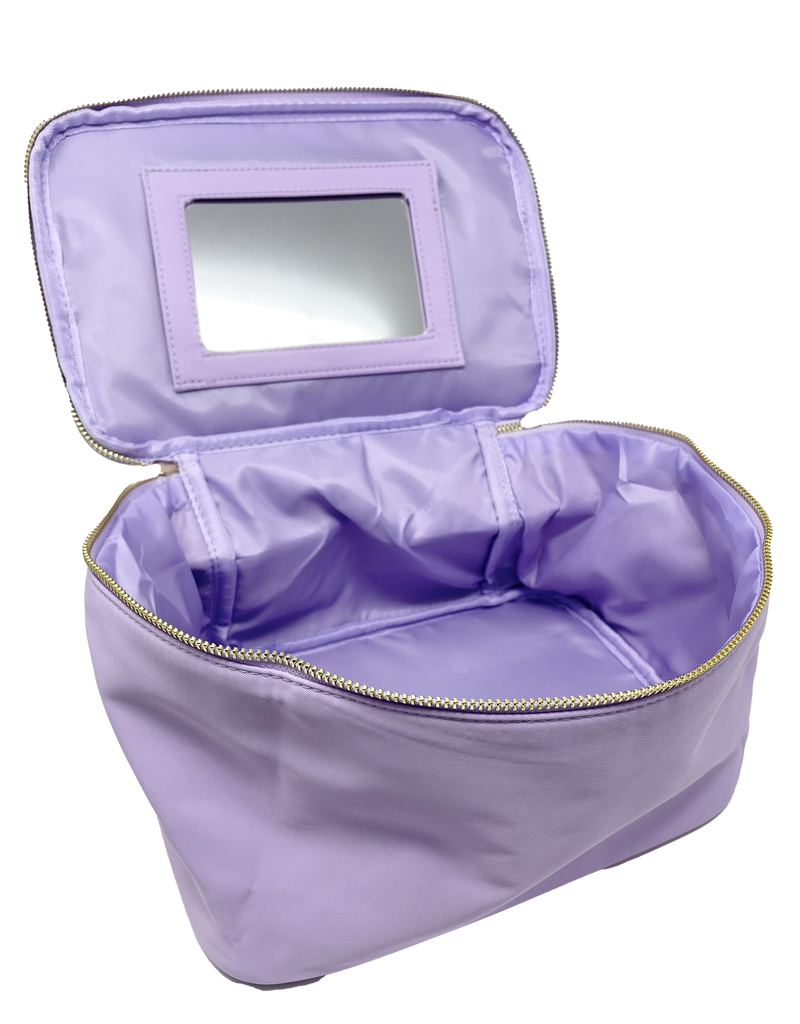 Nylon Traincase, Lilac  Stitchmonograms   